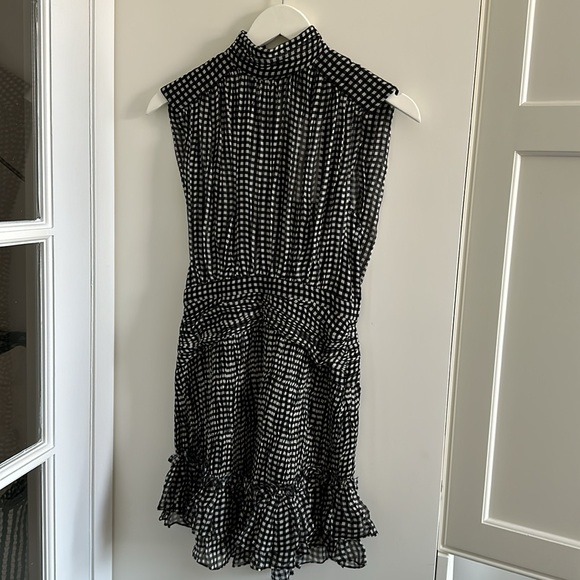 Shona Joy Black and White Mini Dress - Picture 4 of 11